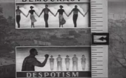 Demokratie & Utopie: Probleme und Wünsche (Bild: aus dem Film „Despotismus“, 1946, www.publicdomainreview.org)