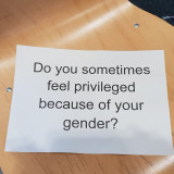 Question in the workshop on gender (in)justice