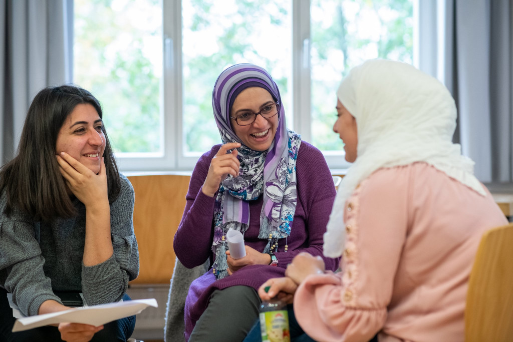 muslimische Frauen in einem Seminar der EJBW